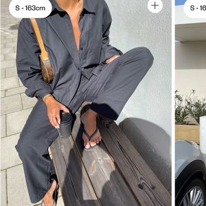 Djerf Avenue Breezy Set - Black -XS